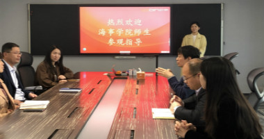 江苏海事职业技术学院教师赴欧帝科技参观交流
